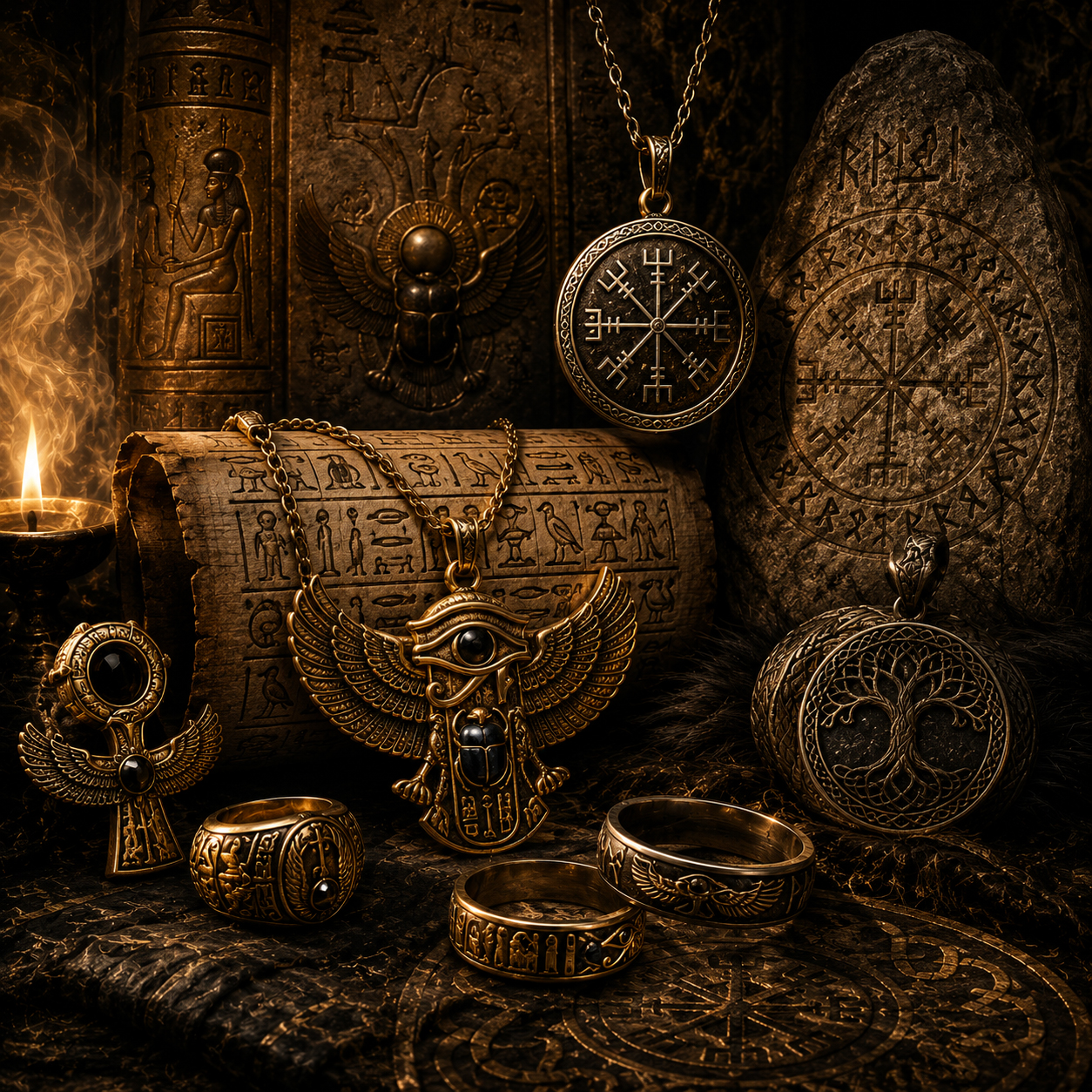 Humanity’s Earliest Signs: Hieroglyphs and Runes