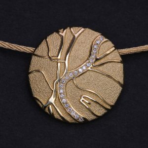 gold retina-anhaenger