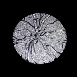brilliader-Anhänger platin 2 adern