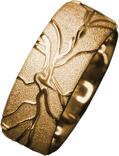 ring gold transparent