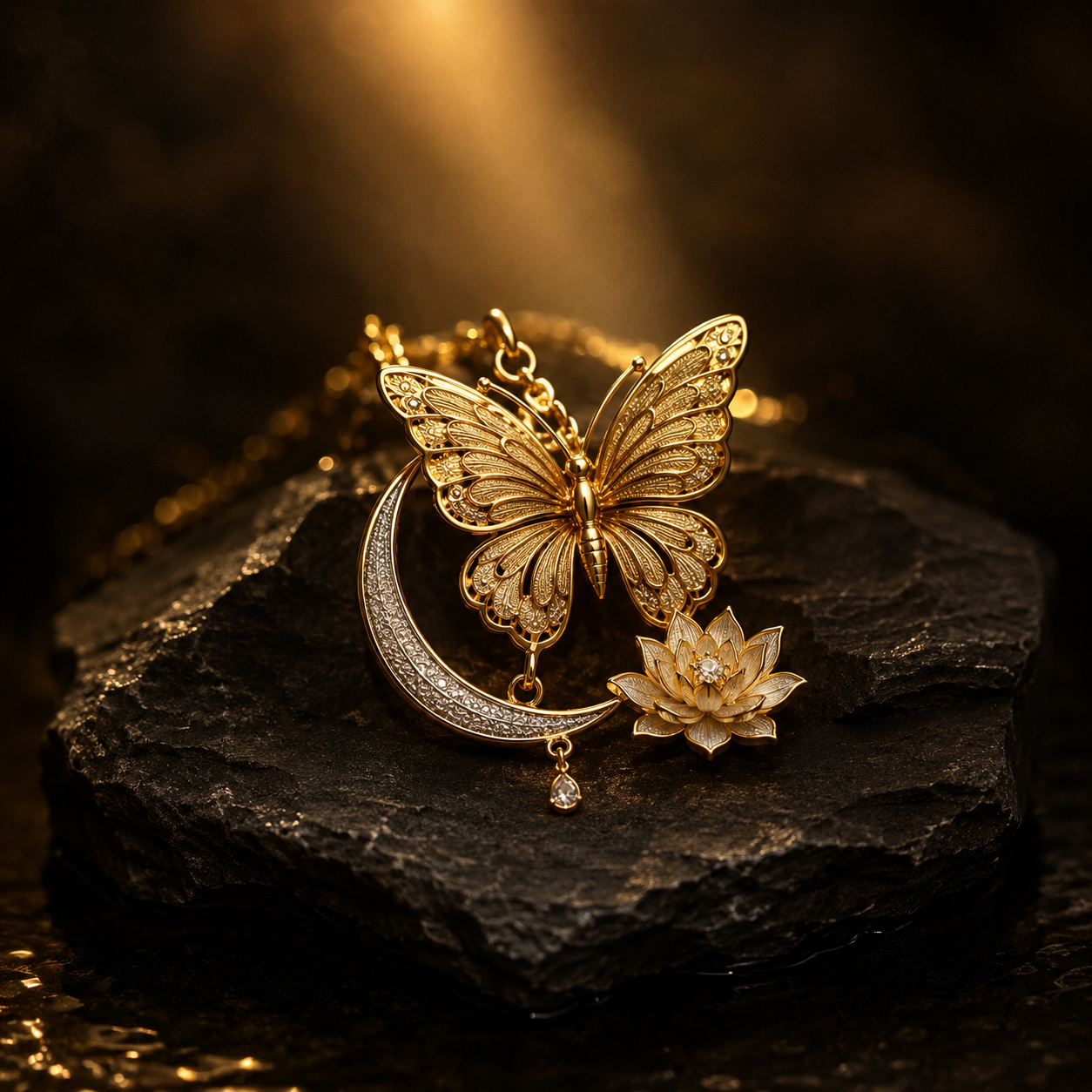 Symbols of change and nature in jewelry