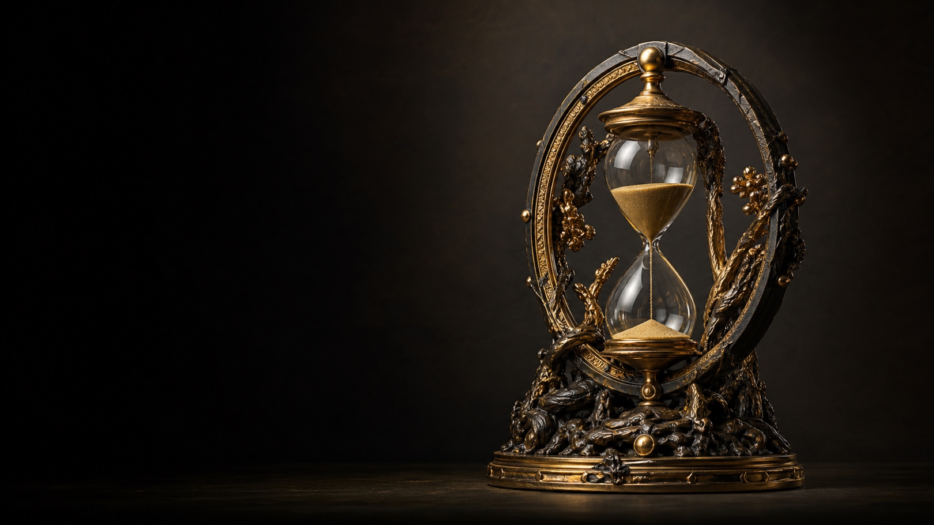 Time as a symbol of change, precious moments and impermanence