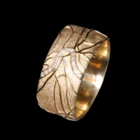 18karat gold ring brillant-ader Cameo
