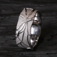 Einzelner-Platin-950-Ring-Cameo-Ringe-Ypsilon-speziell-Basel-handgefertigt