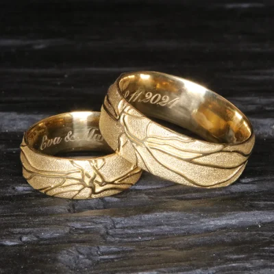 Gelbgold-RetinaRinge-8-mm-handgeferigt in Basel
