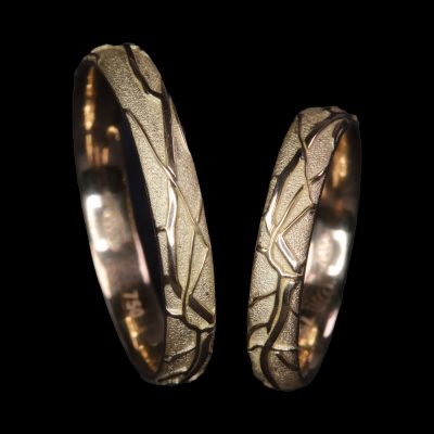 Gelbgold Ringe 4 mm
