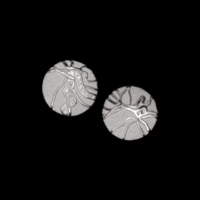 organic studs platinum