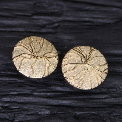 ohrstecker-14mm 18 karat gold